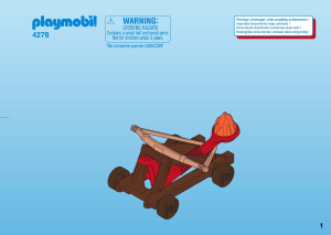 Manual de uso Playmobil set 4278 Romans Catapulta romana