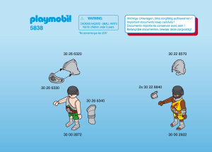 Manuale Playmobil set 5838 Romans Romani con tigre