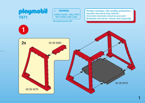 Mode d’emploi Playmobil set 7471 Romans Tente