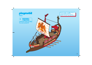 Manuale Playmobil set 7512 Romans Galera romana