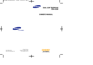Bruksanvisning Samsung SGH-A288WA Mobiltelefon