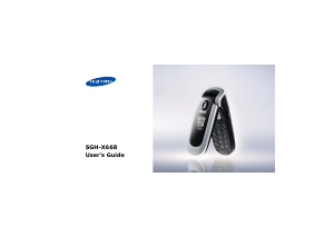 Bruksanvisning Samsung SGH-X668 Mobiltelefon