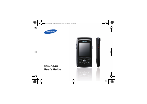 Handleiding Samsung SGH-D848 Mobiele telefoon