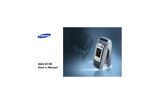 Manual Samsung SGH-E728 Mobile Phone