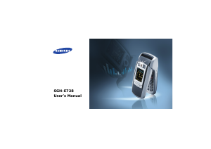 Bruksanvisning Samsung SGH-E728 Mobiltelefon
