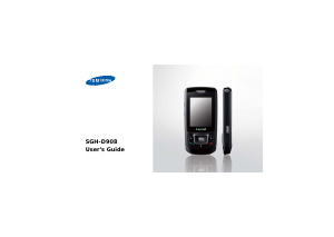 Handleiding Samsung SGH-D908 Mobiele telefoon