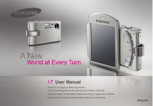 Manual Samsung i7 Digital Camera