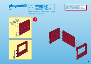 Bedienungsanleitung Playmobil set 5937 Riding Stables Pferdebox