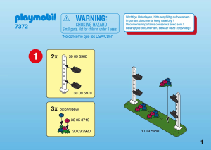 Mode d’emploi Playmobil set 7372 Riding Stables Véhicules transport & concours