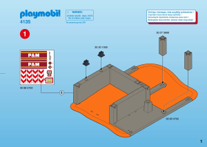 Manuale Playmobil set 4135 Harbour Superset il cantiere