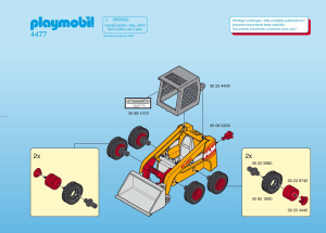 Manual Playmobil set 4477 Harbour Mini excavator