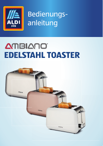 Bedienungsanleitung Ambiano MD 10070 Toaster