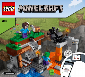 Manual Lego set 21166 Minecraft The abandoned mine