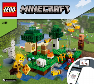 Manuale Lego set 21165 Minecraft La fattoria delle api