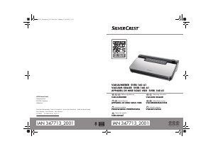 Mode d’emploi SilverCrest SVEB 160 A1 Appareils de mise sous vide