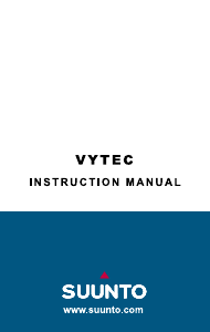 Manual Suunto Vytec Dive Computer