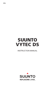 Handleiding Suunto Vytec DS Duikcomputer