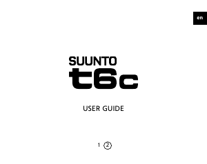 Manual Suunto T6c Sports Watch