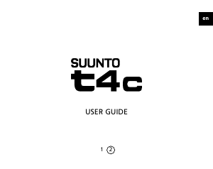 Handleiding Suunto T4c Sporthorloge