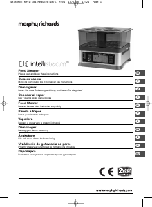 Bedienungsanleitung Morphy Richards 48780 Dampfkocher