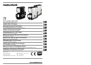 Manual de uso Morphy Richards 47063 Máquina de café