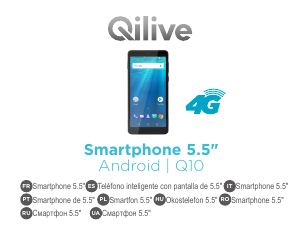 Manual Qilive Q10 Telefone celular