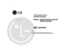 Handleiding LG BC493Y Videorecorder