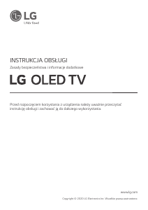 Instrukcja LG OLED65BX3LB Telewizor OLED