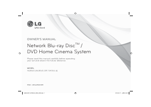 Handleiding LG HLB54S-DP Home cinema set