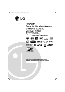 Bruksanvisning LG LH-RH7693IA Hembiopaket