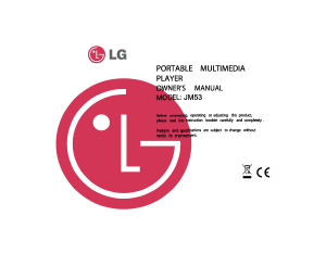 Manual LG MF-JM53S8K Mp3 Player