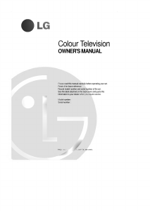 Manual LG CF-25C44XM Television