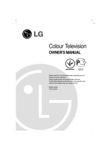 Manual LG 29FS2RNB Television