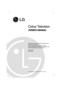 Handleiding LG 29FS2ALX Televisie