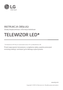 Instrukcja LG 86NANO903NA Telewizor LED