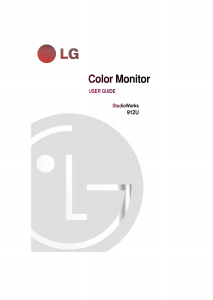 Handleiding LG StudioWorks 912U Monitor