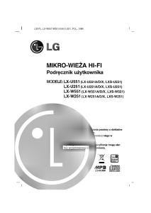 Instrukcja LG LX-U551D Zestaw stereo