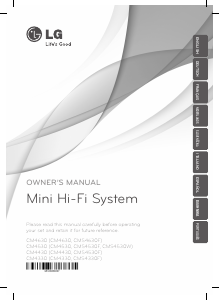 Manual LG CM4330-AU Stereo-set