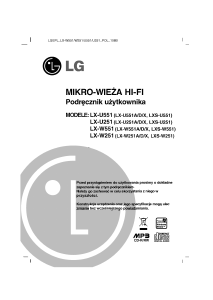 Instrukcja LG LX-U251D Zestaw stereo