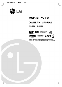 Manual LG DNX190H DVD Player