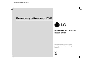 Instrukcja LG DP181P Odtwarzacz DVD
