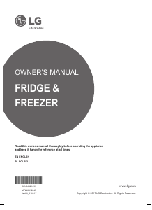 Manual LG GBB940DNQZN Fridge-Freezer