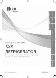 Manual LG GS7161AVIV Fridge-Freezer