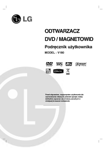 Instrukcja LG V1801P1Z Kombinacja DVD-Video
