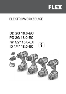 Priročnik Flex PD 2G 18.0-EC Vrtalni aparat