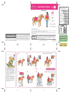 Manual Mattel FCD55 Barbie Dancin Fun Horse