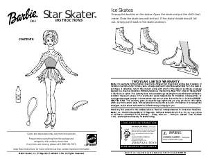 Manual Mattel 53376 Barbie Star Skater