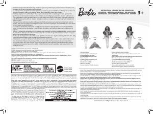 Manual de uso Mattel V7048 Barbie Sparkle Lights Mermaid