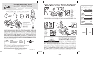 Manuale Mattel CHT59 Barbie Glam Bike