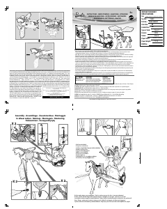 Manual de uso Mattel Y6382 Barbie Mariposa Pegasus and Flying Chariot